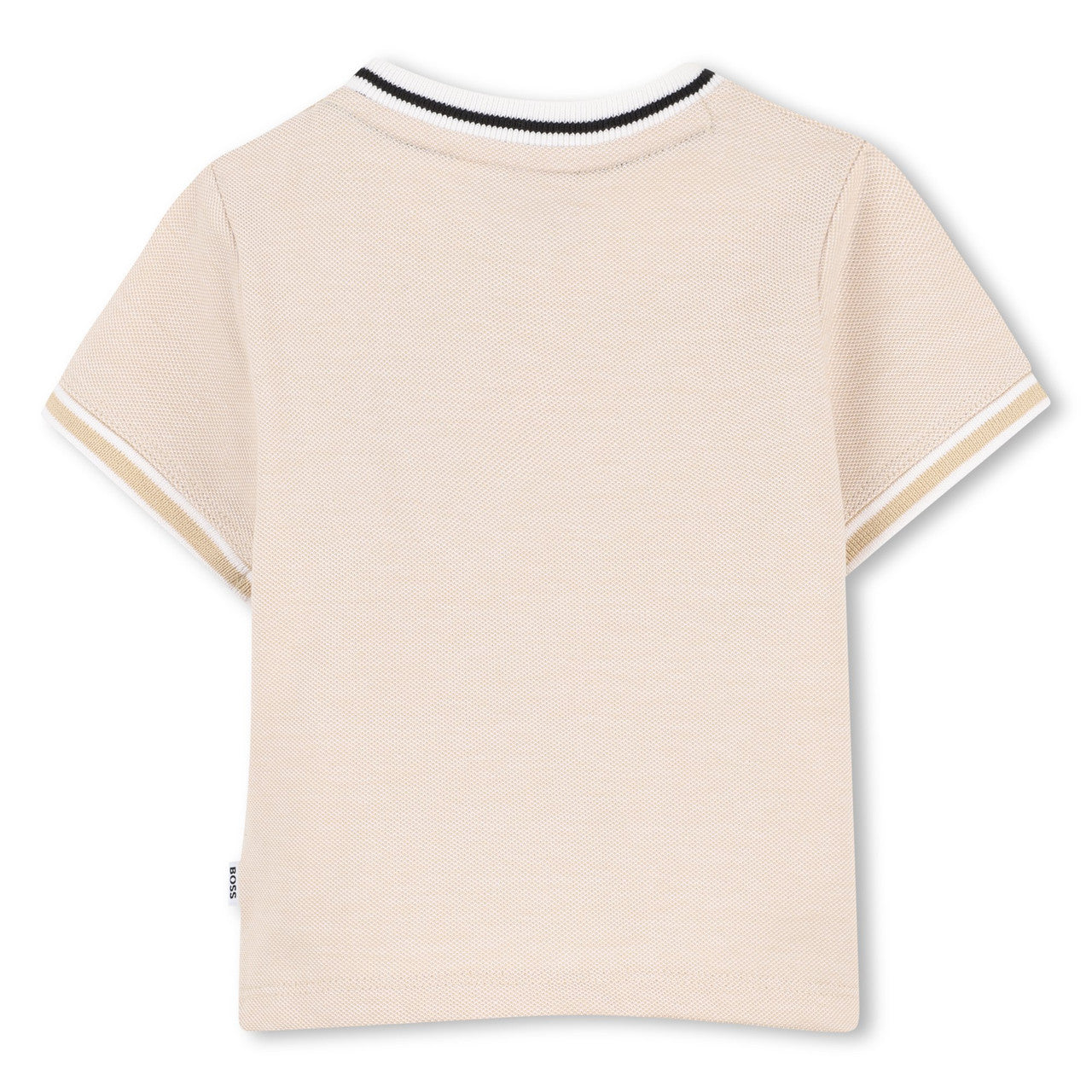 BOSS Baby Boys Beige Logo T-Shirt