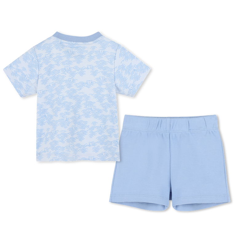 KENZO KIDS Boys Blue Shorts and T-shirt set