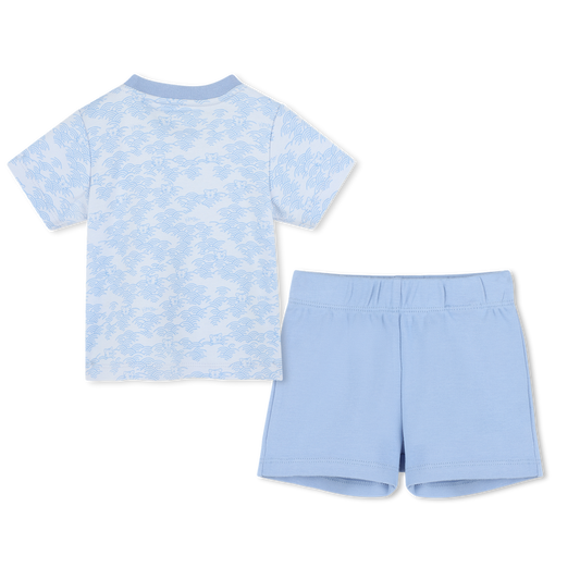 KENZO KIDS Boys Blue Shorts and T-shirt set