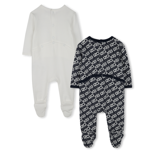 KENZO KIDS Boys Navy/White Pajamas Set of 2