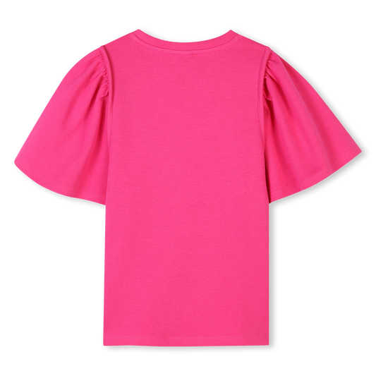 KENZO KIDS Girls Pink Short-sleeved T-shirt