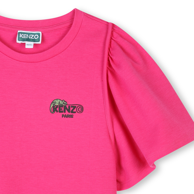 KENZO KIDS Girls Pink Short-sleeved T-shirt
