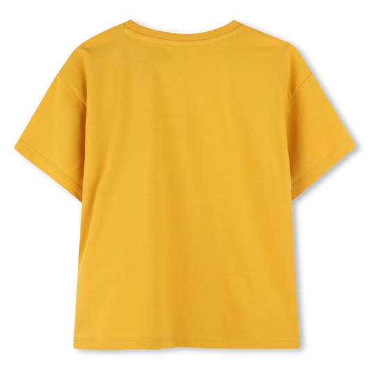 KENZO KIDS Girls Short-Sleeved Cotton T-shirt