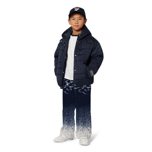 KENZO K61218/845 KIDS Navy Blue Cotton Twill Cap