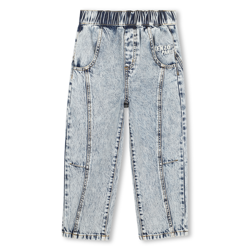 KENZO K61326/Z04 KIDS Girls Blue Denim Jeans Pants
