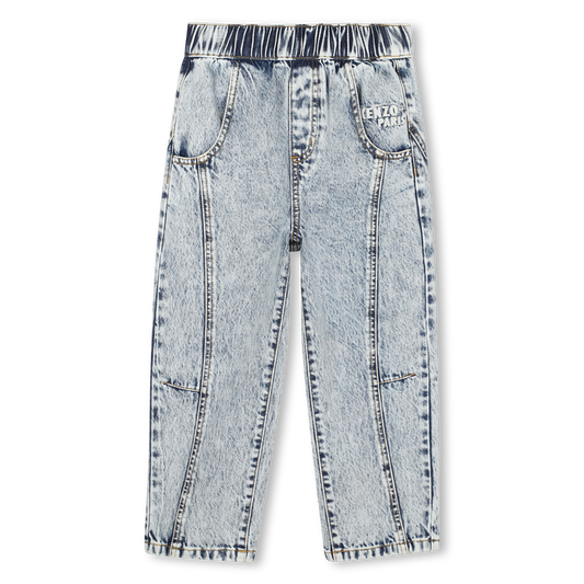 KENZO K61326/Z04 KIDS Girls Blue Denim Jeans Pants