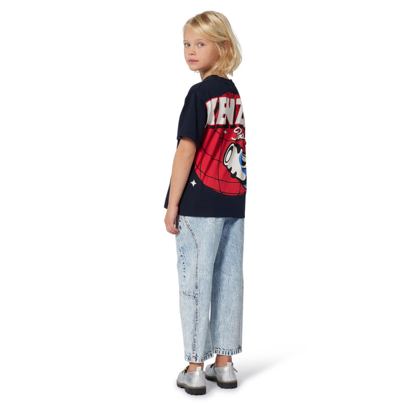 KENZO K61326/Z04 KIDS Girls Blue Denim Jeans Pants