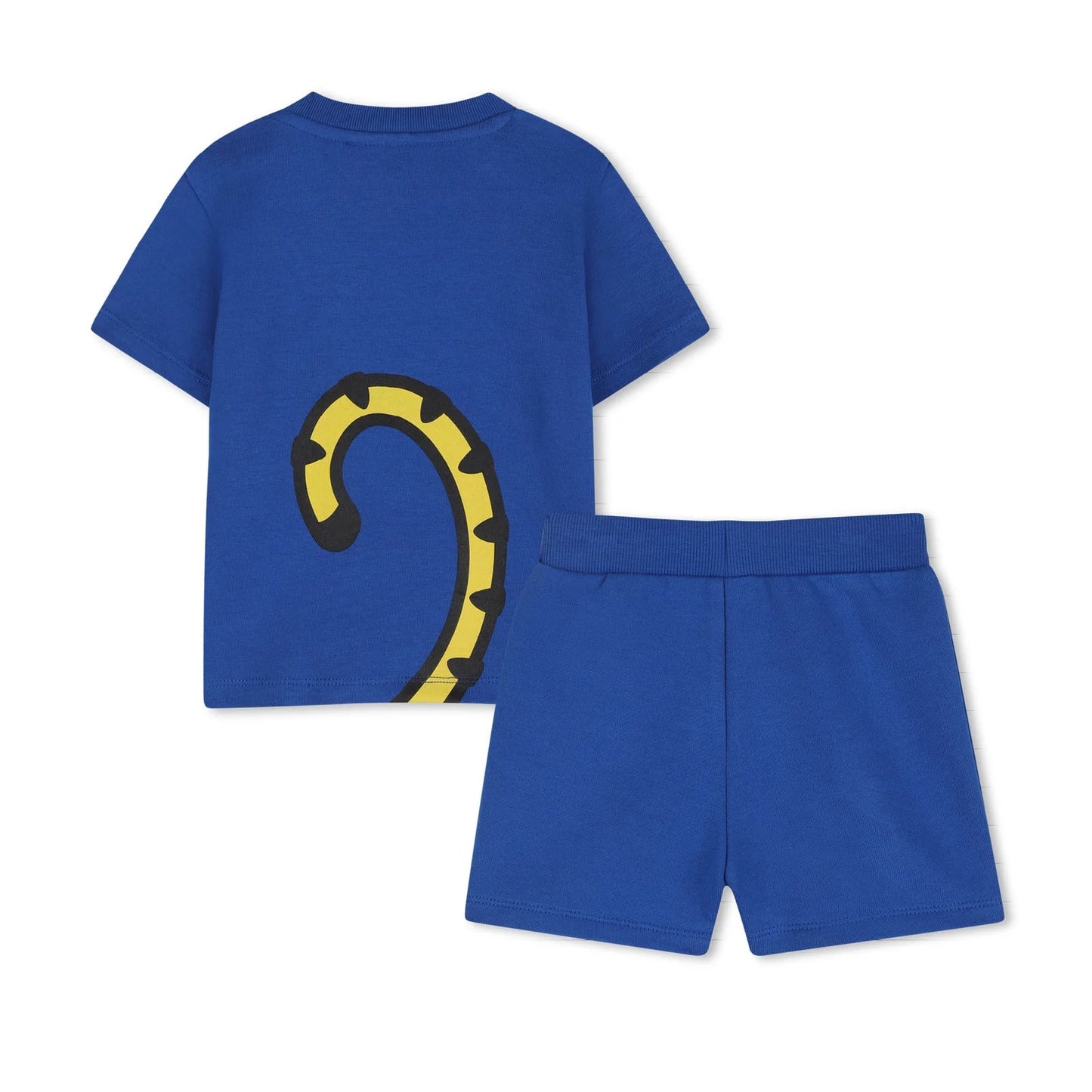 KENZO KIDS Younger Boys Blue Tiger Logo Shorts Set