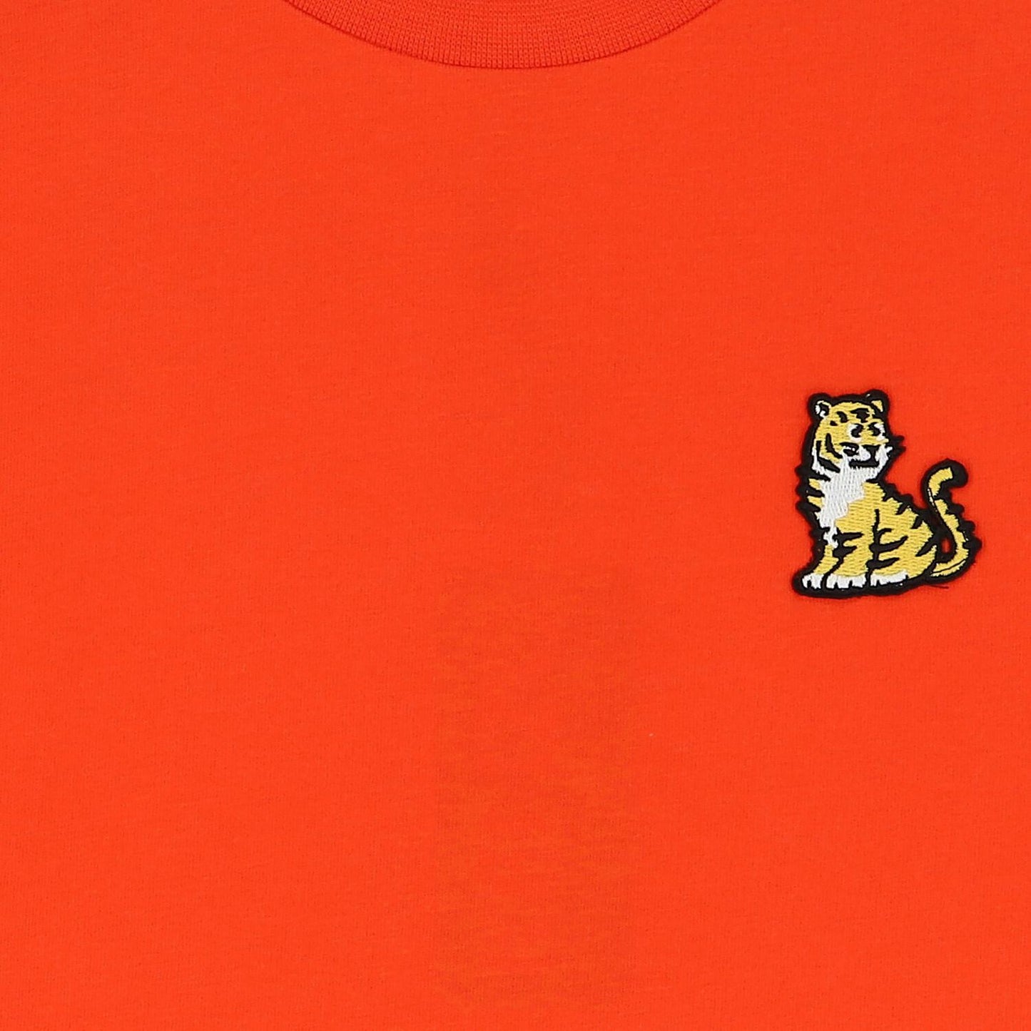 KENZO KIDS Boys Orange Tiger Logo T-Shirt