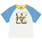 KENZO KIDS Boys Ivory Logo T-Shirt