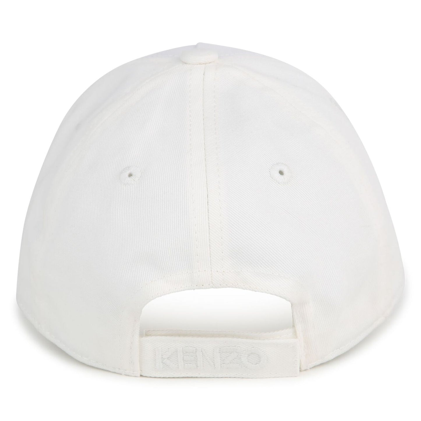 KENZO KIDS Ivory Elephant Logo Cap