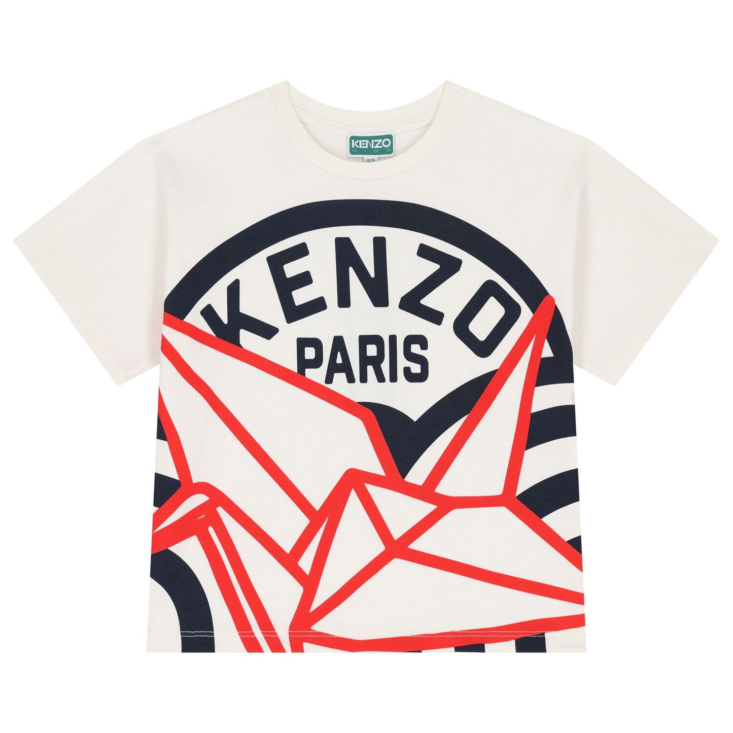 KENZO KIDS Girls Ivory Logo T-Shirt