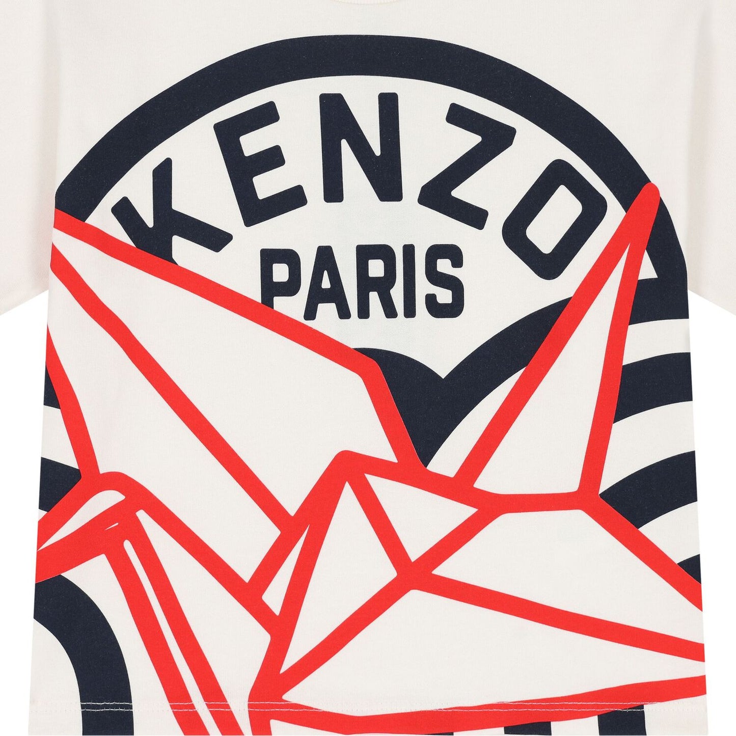 KENZO KIDS Girls Ivory Logo T-Shirt