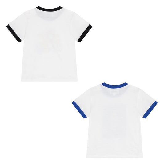 KENZO K61298/N50 KIDS Younger Boys White Tiger T-Shirts ( 2-Pack )