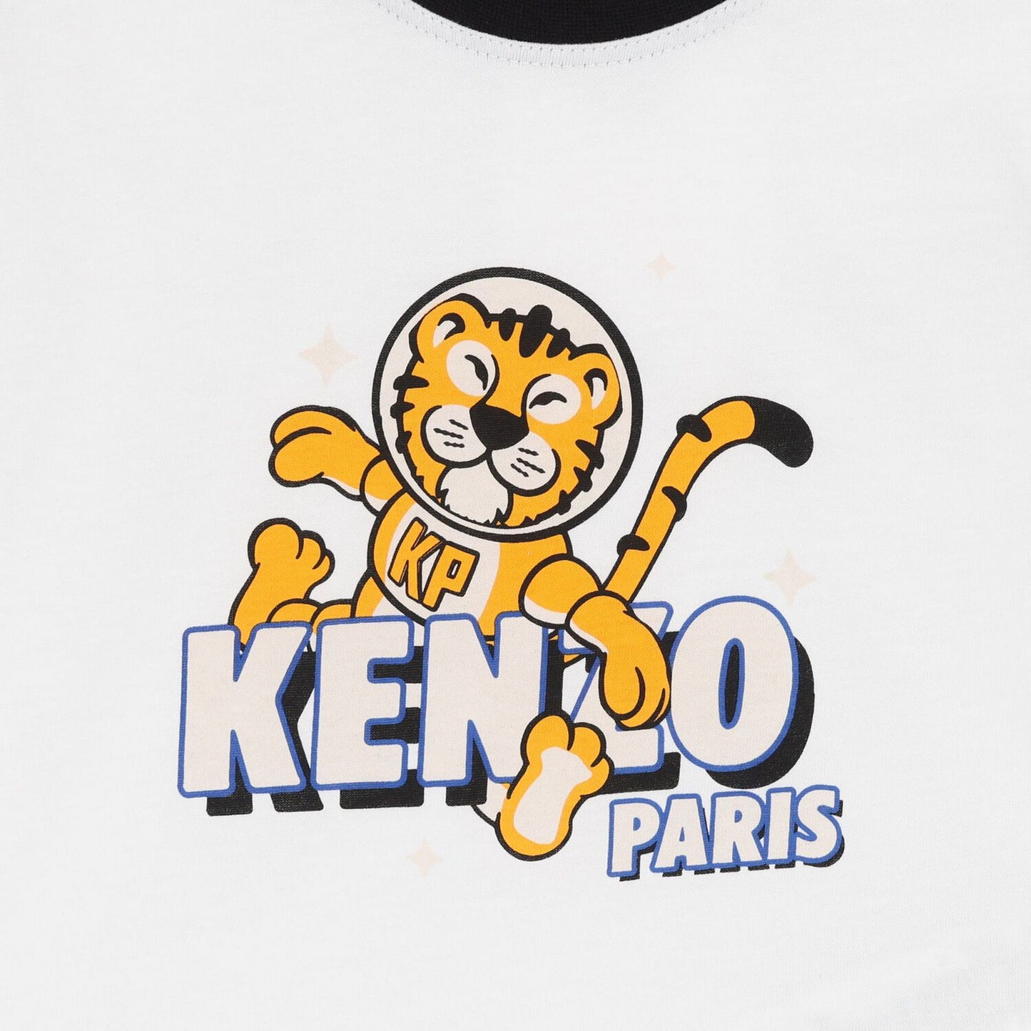 KENZO K61298/N50 KIDS Younger Boys White Tiger T-Shirts ( 2-Pack )