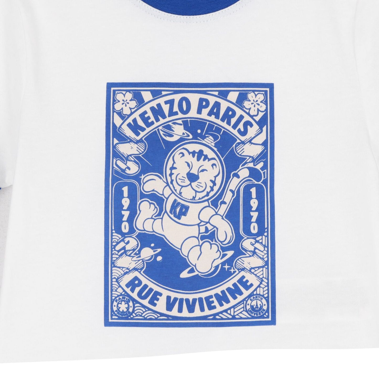 KENZO K61298/N50 KIDS Younger Boys White Tiger T-Shirts ( 2-Pack )