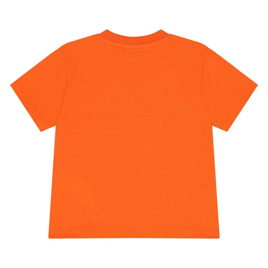 KENZO K61300/42F KIDS Younger Orange Tiger Logo T-Shirt