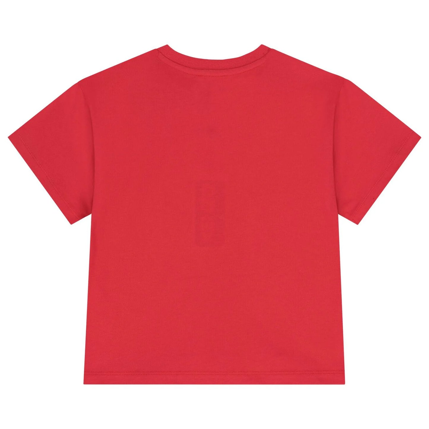 KENZO K61507/968 KIDS Red Logo Flowers T-Shirt