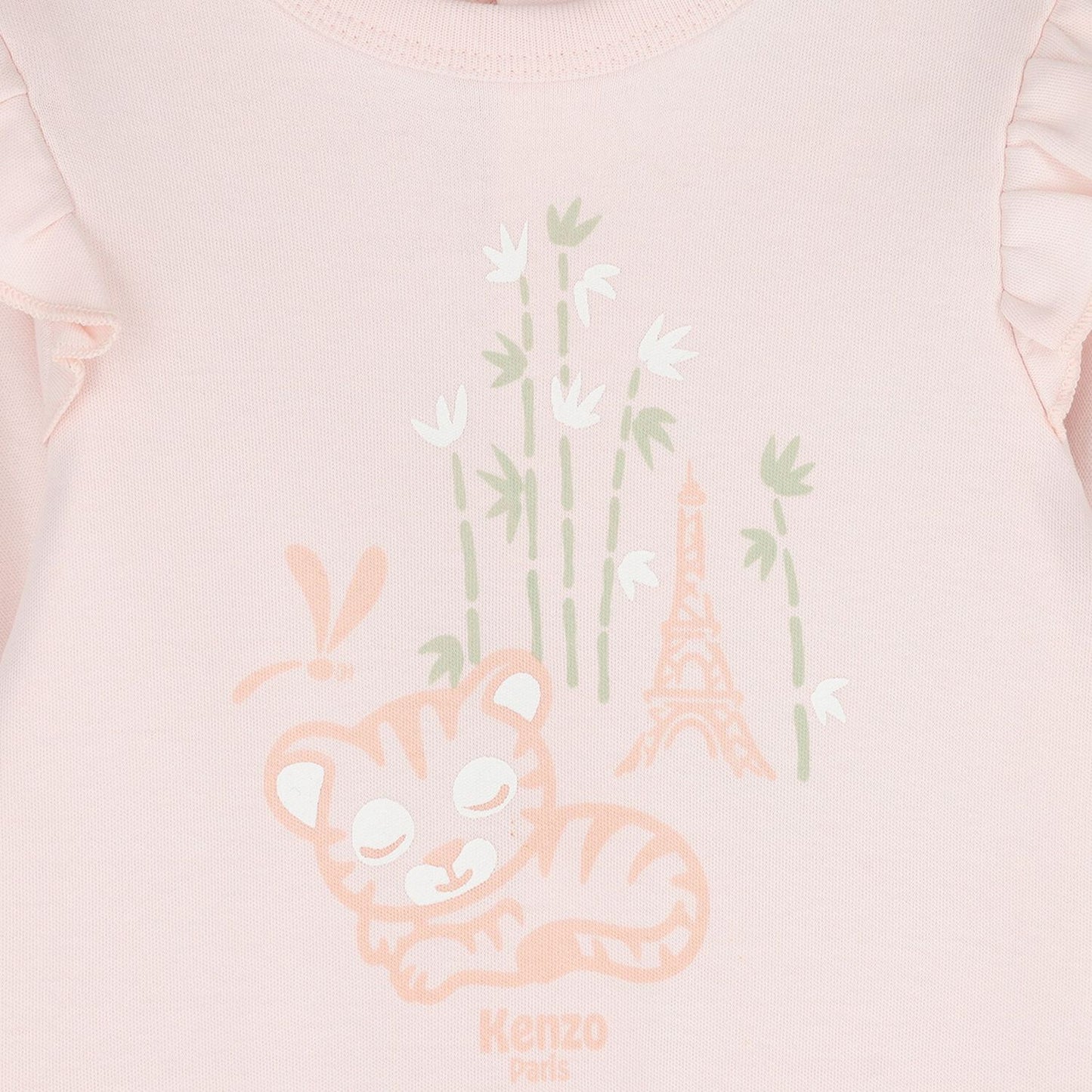 KENZO KIDS Baby Girls Pink Tiger Babygrow Gift Set