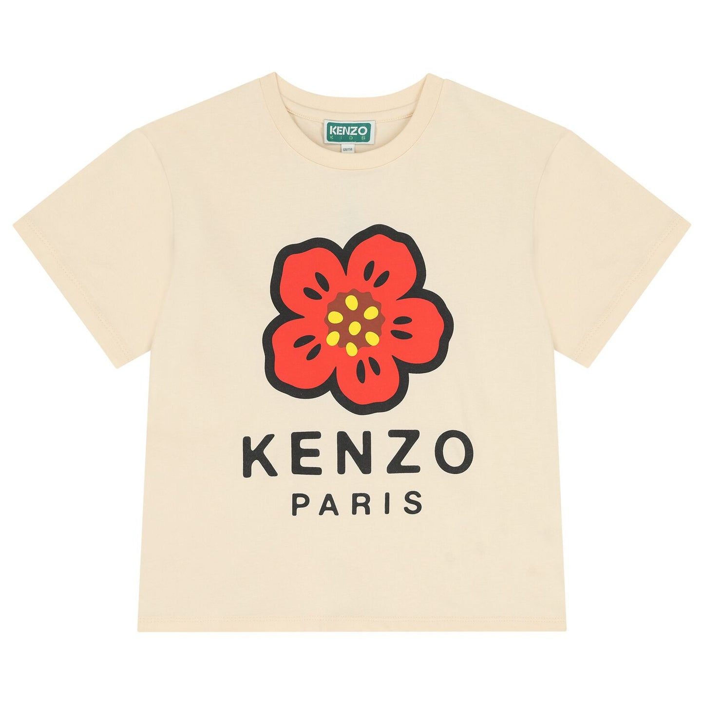 KENZO KIDS Girls Ivory Boke Flower T-Shirt