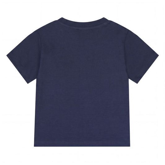KENZO KIDS Younger Navy Blue Tiger Logo T-Shirt