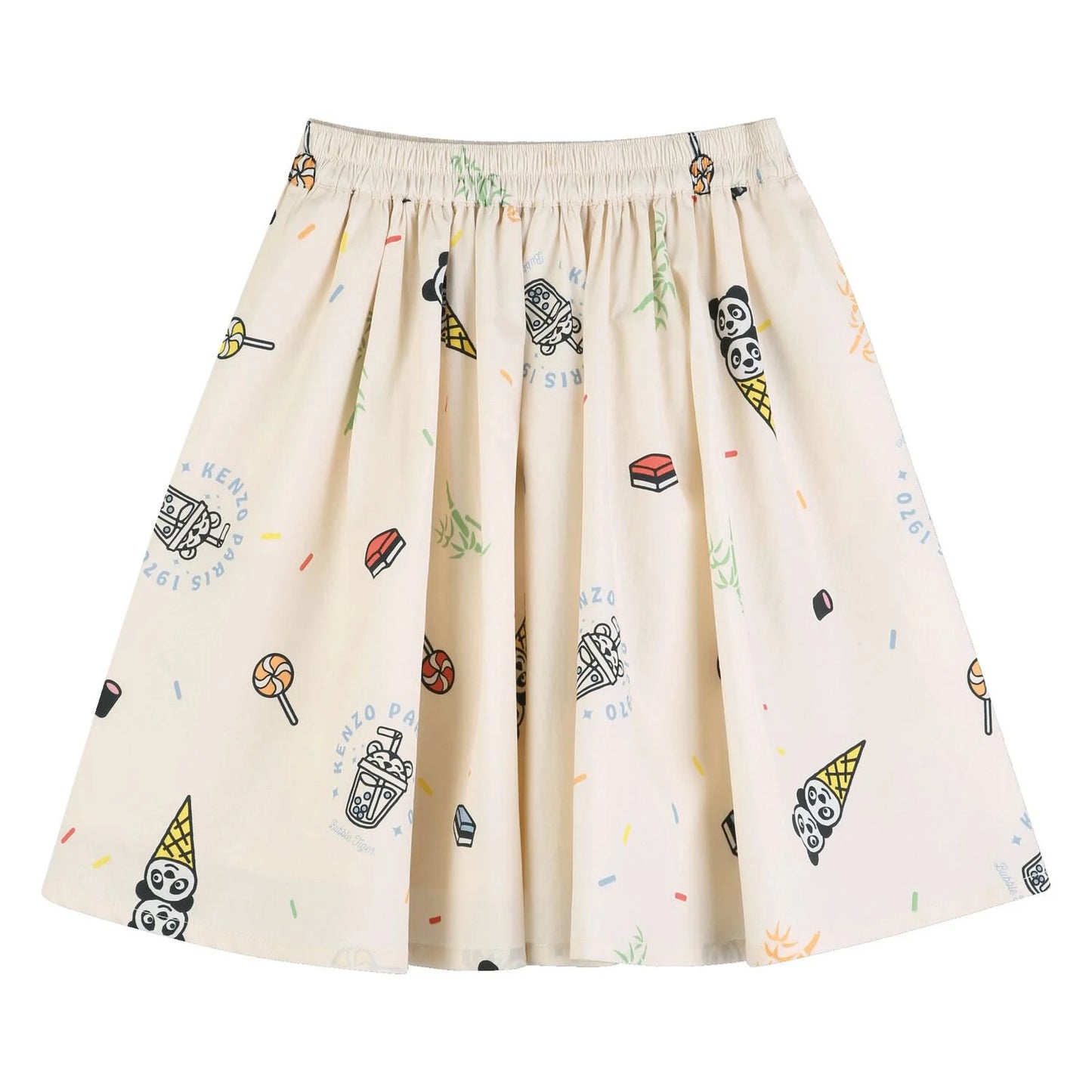KENZO KIDS Girls Ivory Ice Cream & Candy Skirt