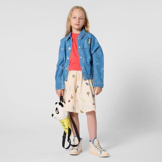 KENZO KIDS Girls Ivory Ice Cream & Candy Skirt