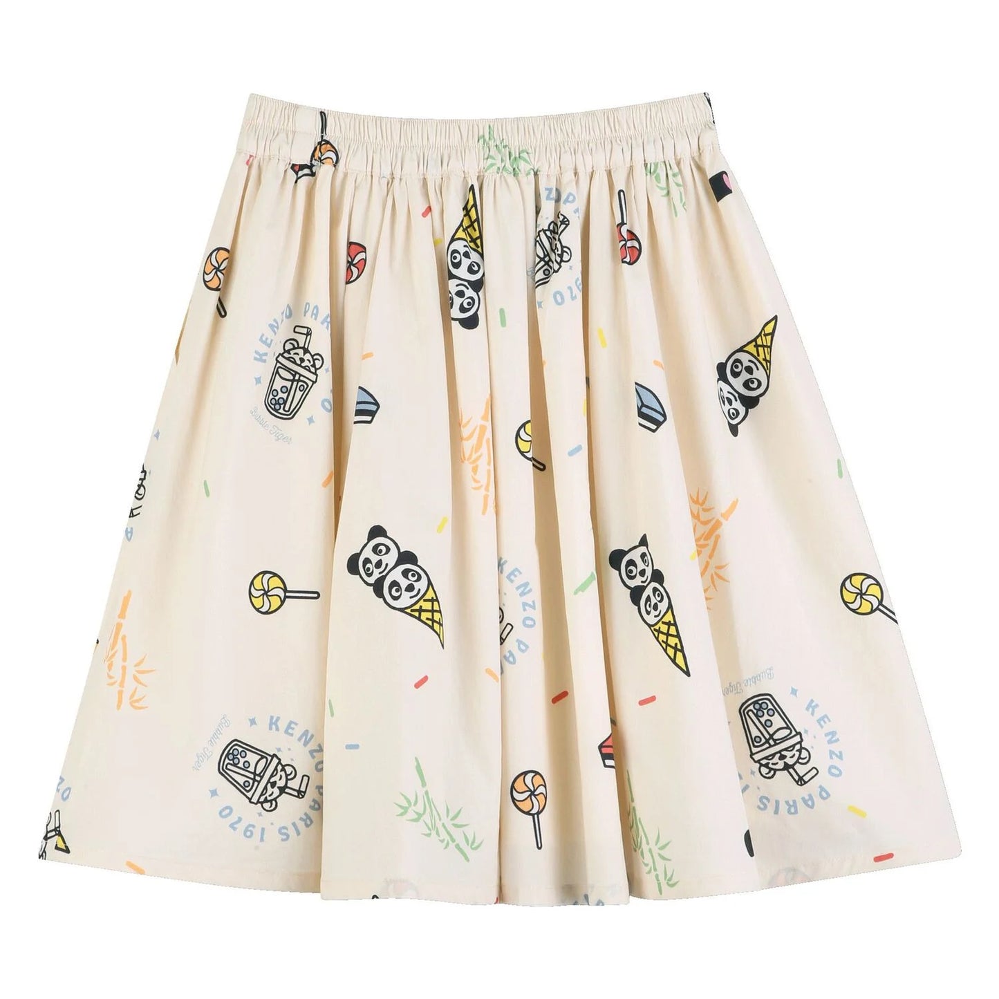 KENZO KIDS Girls Ivory Ice Cream & Candy Skirt