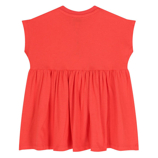 KENZO KIDS Younger Girls Red Boke Flower Dress
