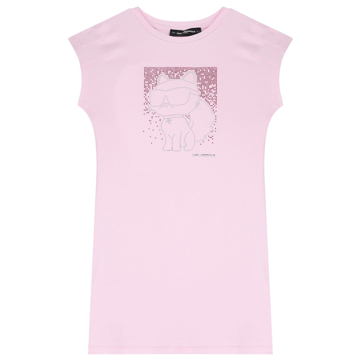 KARL LAGERFELD Girls Pink Ikonik Dress