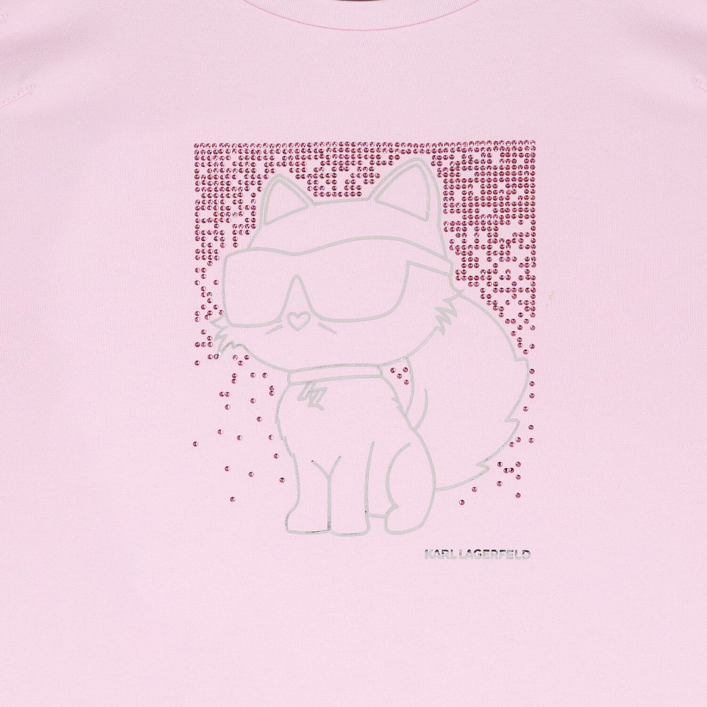 KARL LAGERFELD Girls Pink Ikonik Dress