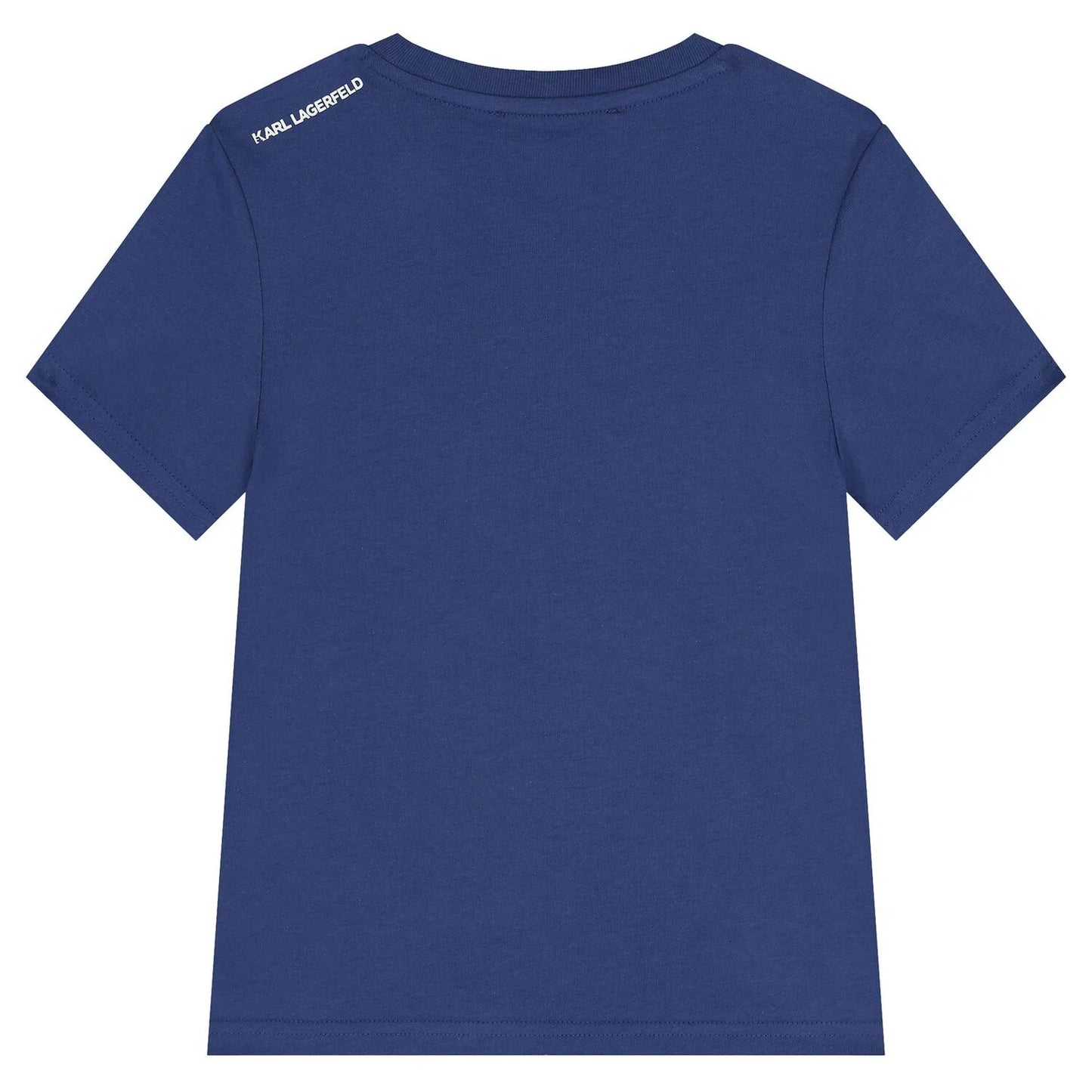 KARL LAGERFELD Z30956/82E Boys Blue Ikonik Karl Logo T-Shirt