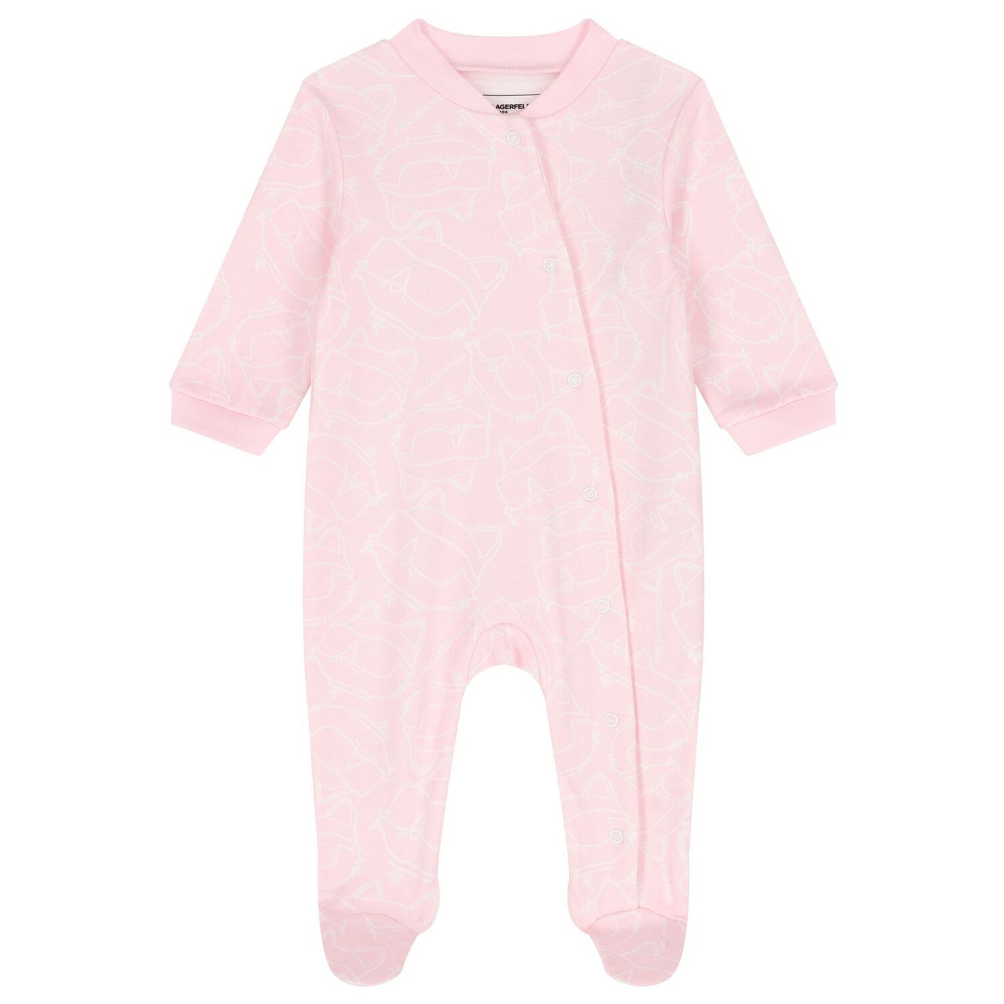 KARL LAGERFELD Z30968/N74 Baby Girls Pink Logo Babygrow Gift Set