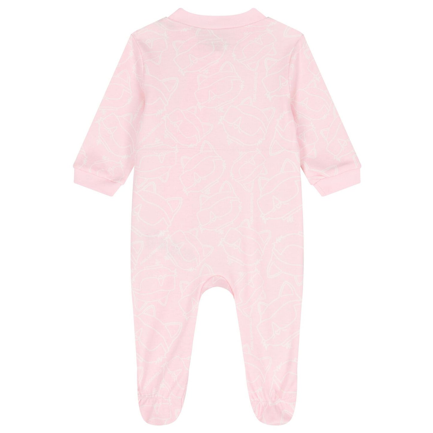 KARL LAGERFELD Z30968/N74 Baby Girls Pink Logo Babygrow Gift Set