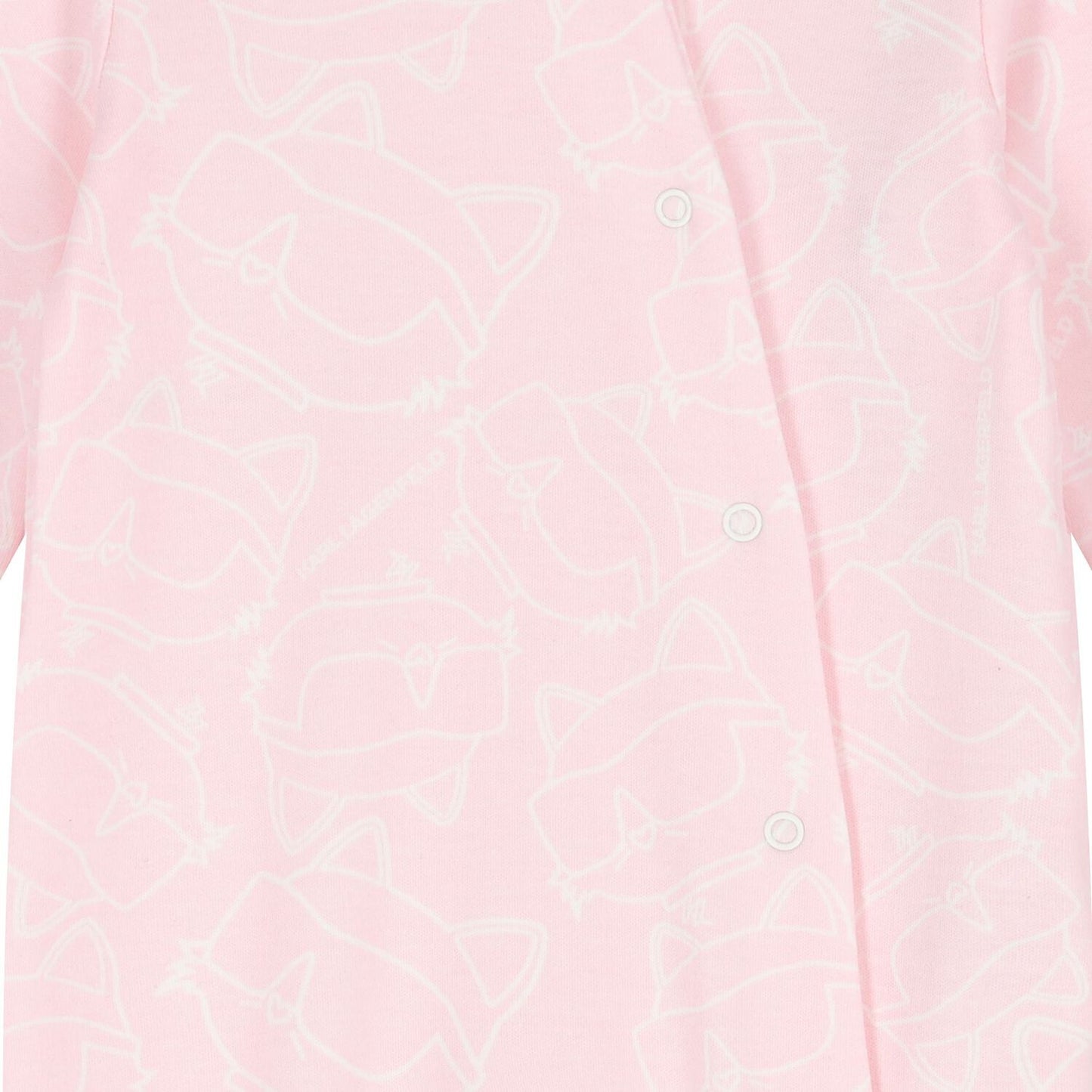 KARL LAGERFELD Z30968/N74 Baby Girls Pink Logo Babygrow Gift Set