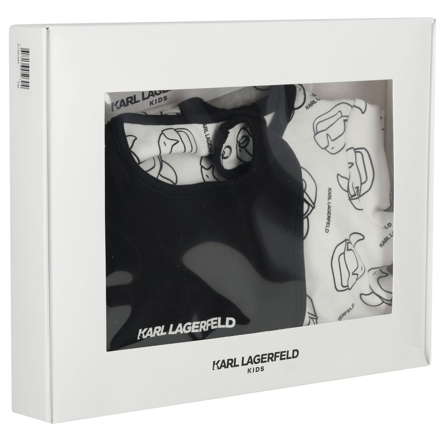 KARL LAGERFELD Baby Boys White & Black Ikonik Babygrow Gift Set
