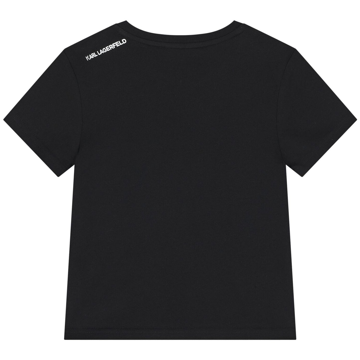 KARL LAGERFELD Boys Black Logo T-Shirt
