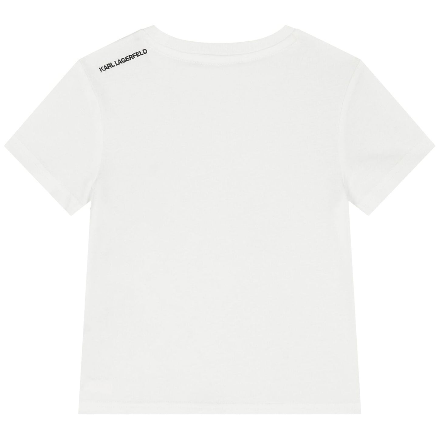 KARL LAGERFELD Boys White Logo T-Shirt