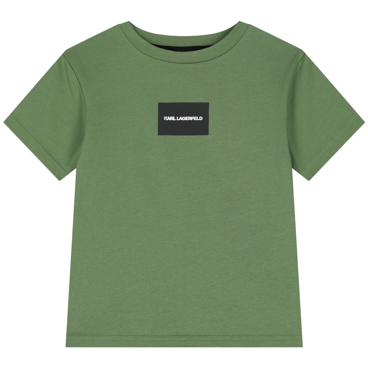 KARL LAGERFELD Boys Green Logo T-Shirt