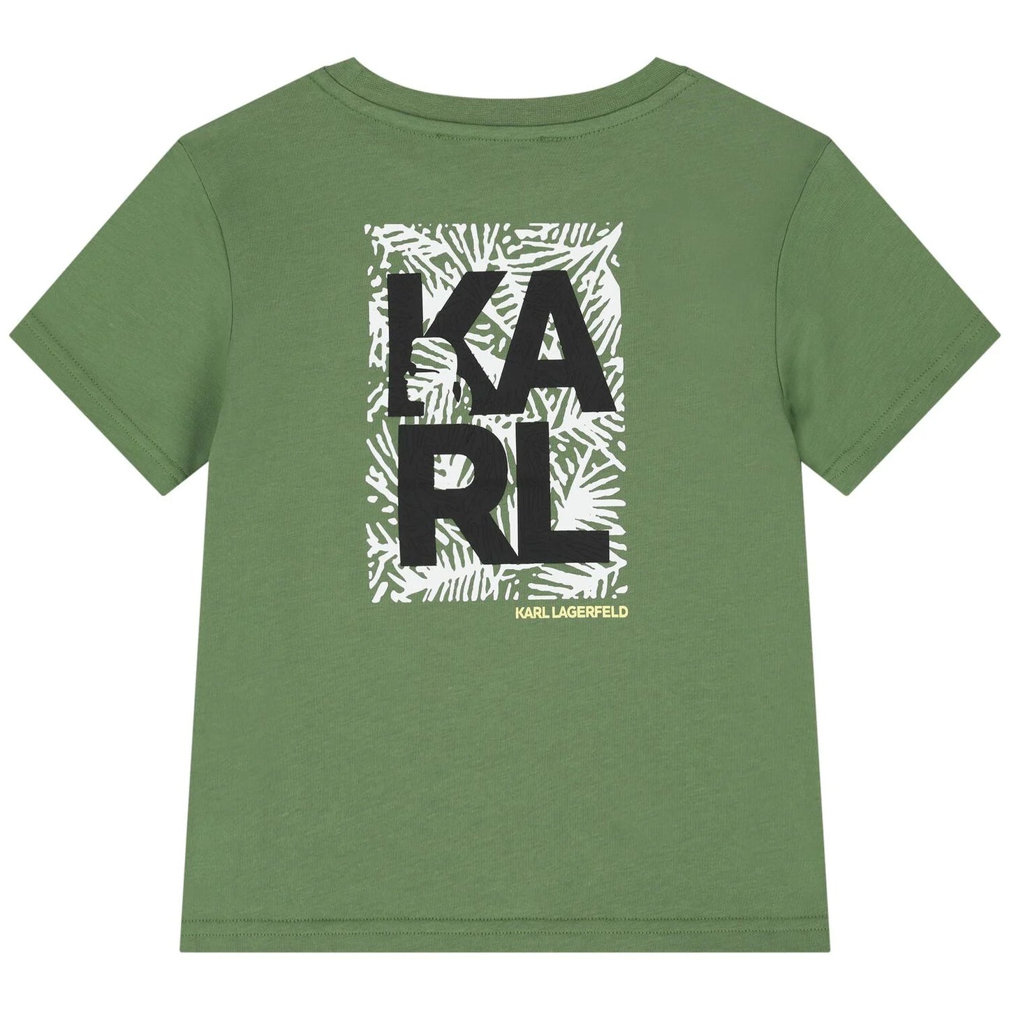 KARL LAGERFELD Boys Green Logo T-Shirt