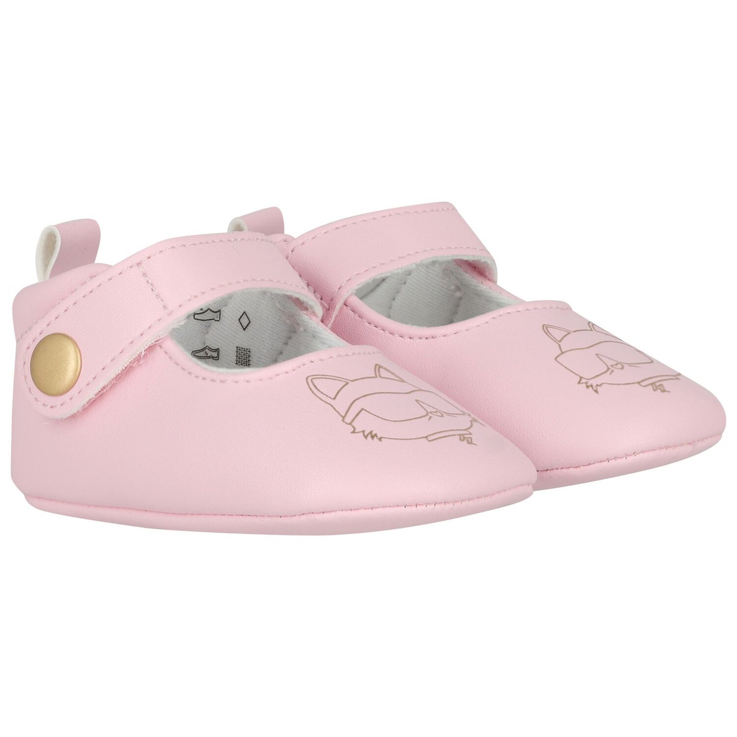 KARL LAGERFELD Baby Girls Pink Pre Walker Shoes