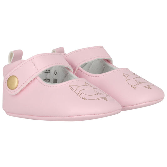 KARL LAGERFELD Baby Girls Pink Pre Walker Shoes