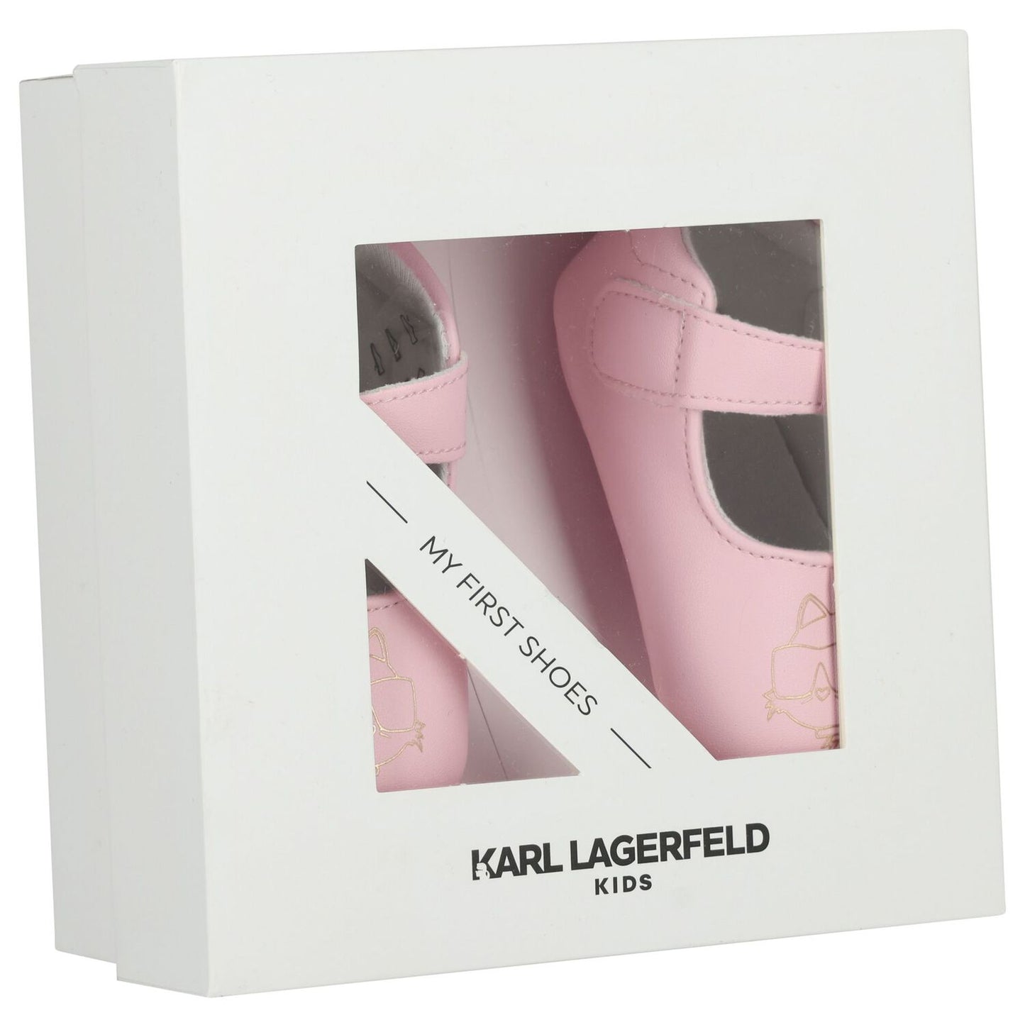 KARL LAGERFELD Baby Girls Pink Pre Walker Shoes