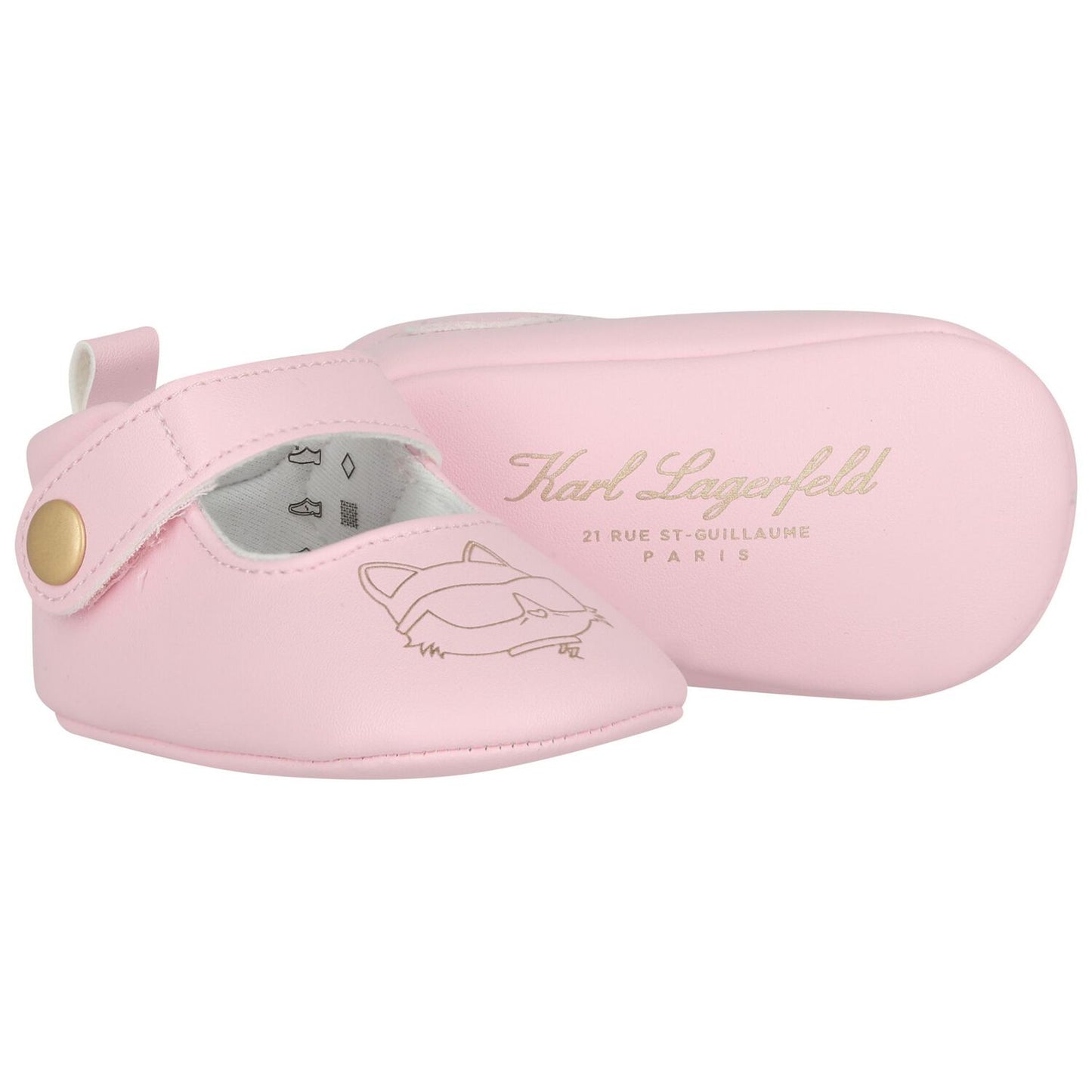 KARL LAGERFELD Baby Girls Pink Pre Walker Shoes
