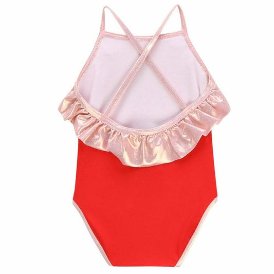 MARC JACOBS Girls Red Miss Marc Swimsuit