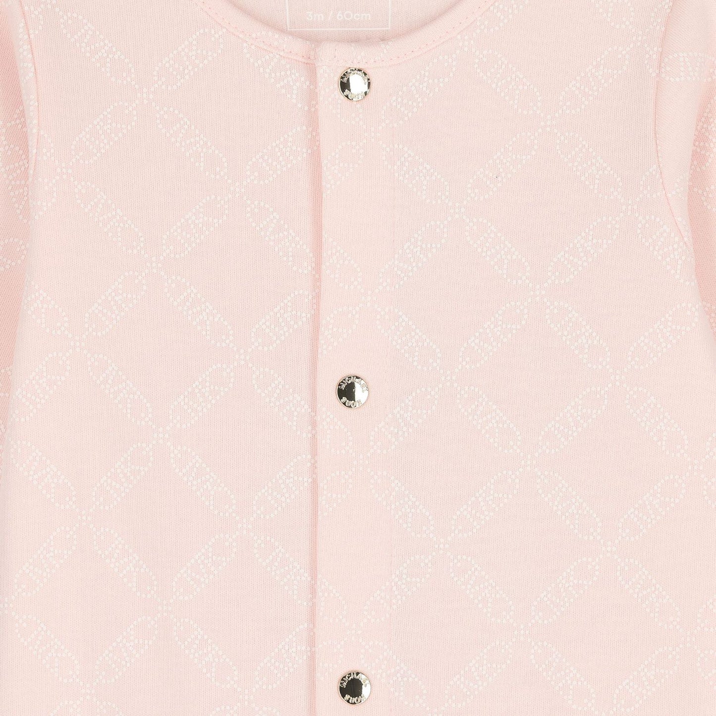 MICHAEL KORS R30503/46M Baby Girls Pink Logo Babygrow Gift Set