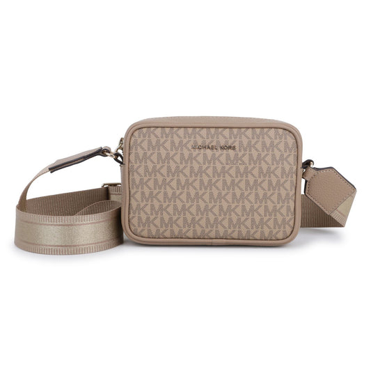 MICHAEL KORS Girls Beige Logo Shoulder Bag