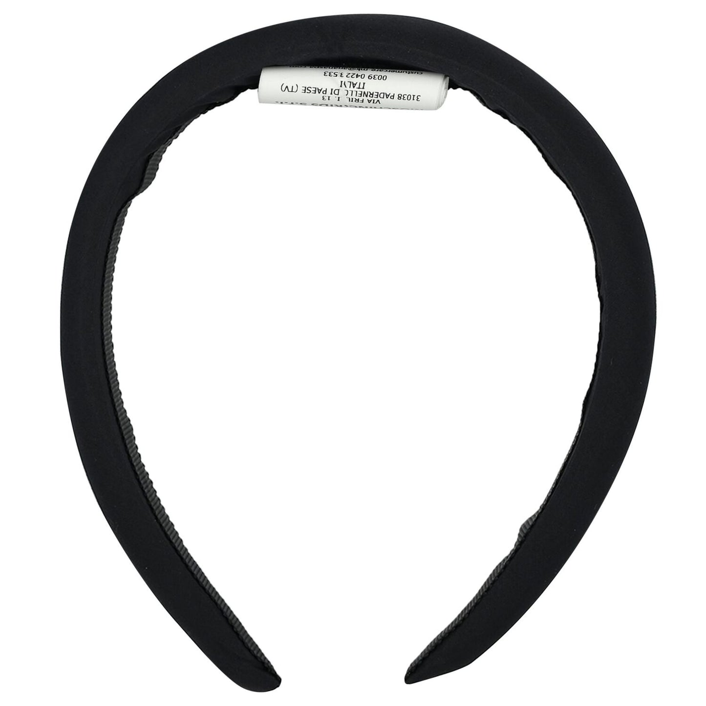 MOSCHINO Girls Black Logo Padded Headband