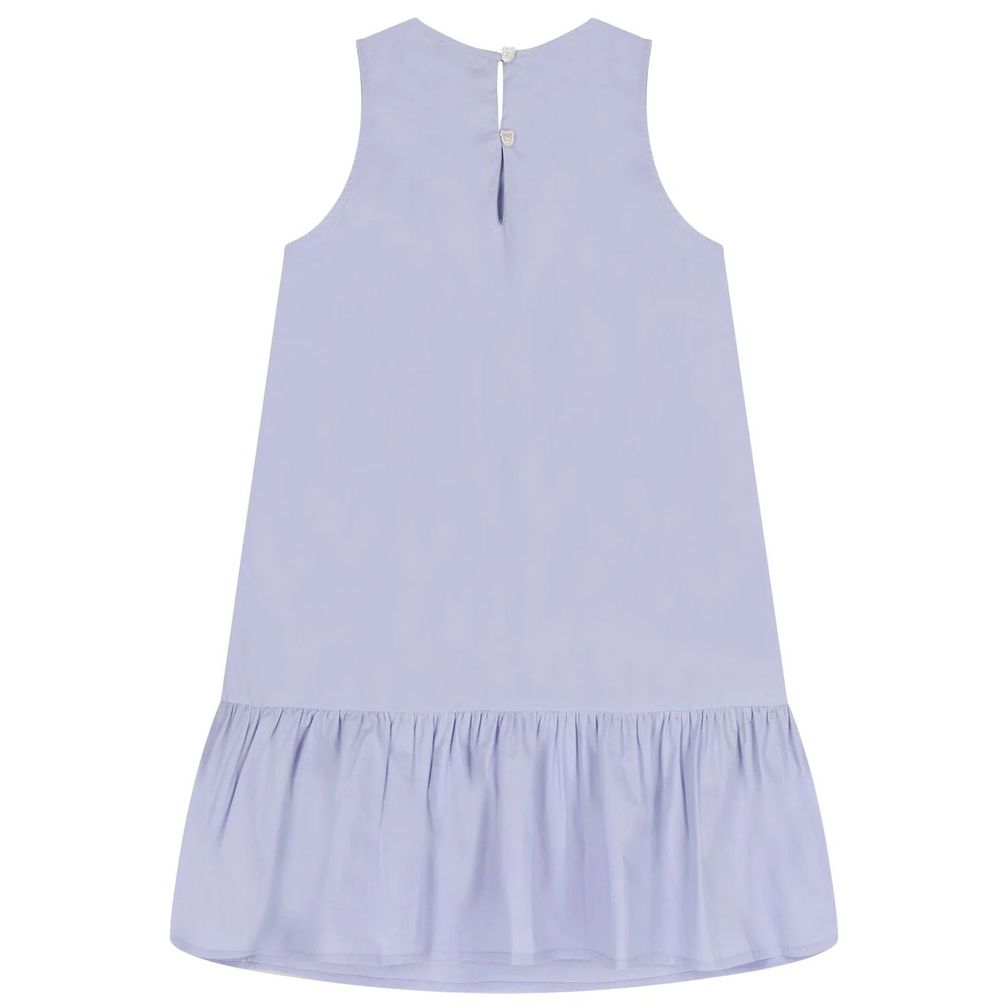MOSCHINO Girls Lilac Purple Teddy Bear Logo Dress