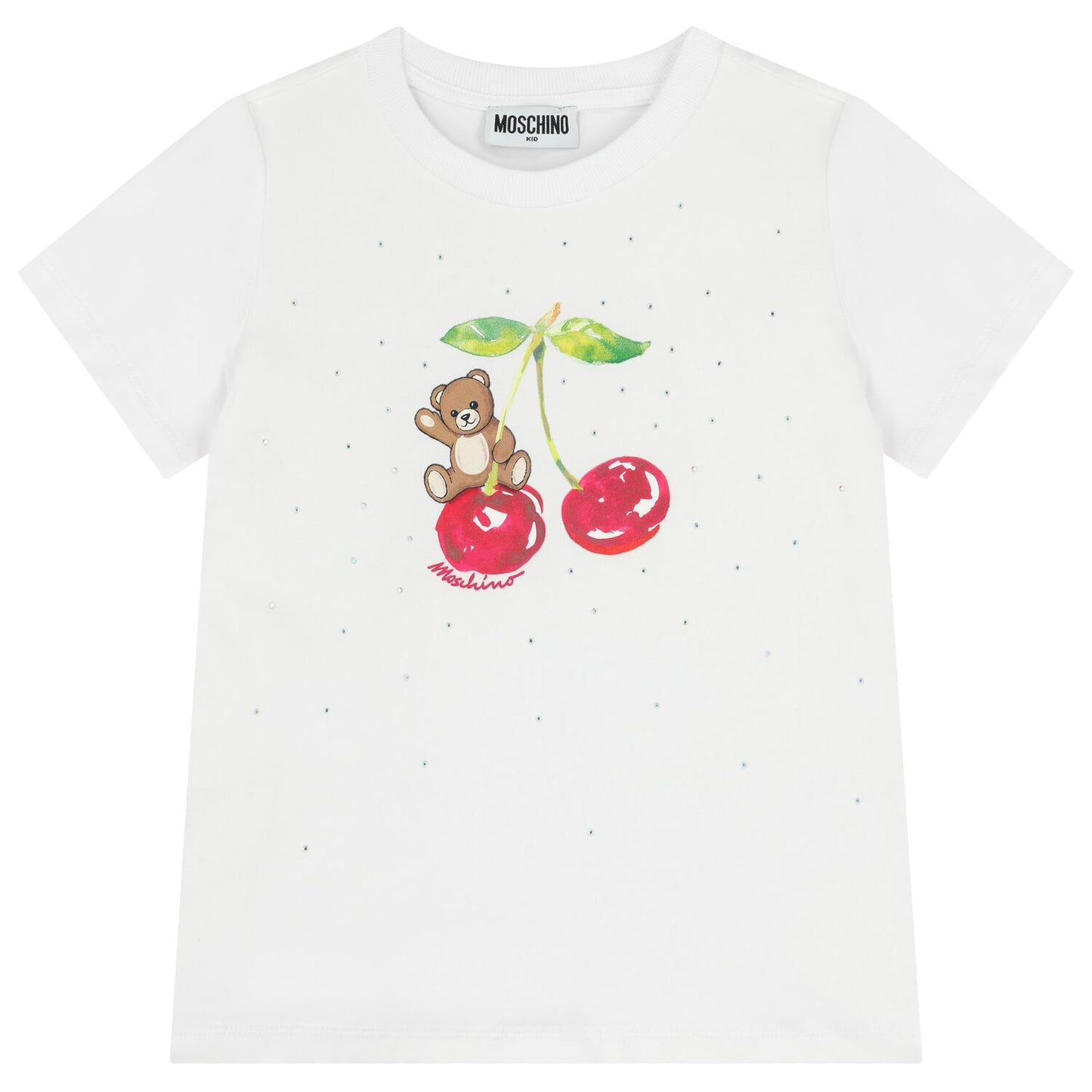 MOSCHINO Girls White Teddy Bear T-Shirt